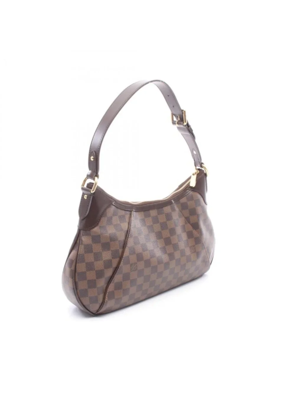 Louis Vuitton Shoulder Bag Thames GM Canvas Leather
